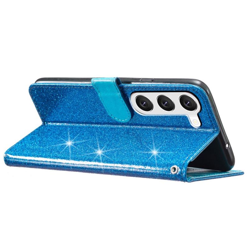 Etui Folio Samsung Galaxy S24 Plus 5g Cekiny Z Paskami