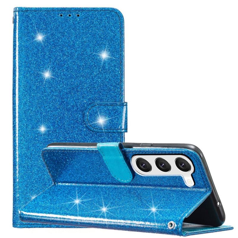 Etui Folio Samsung Galaxy S24 Plus 5g Cekiny Z Paskami