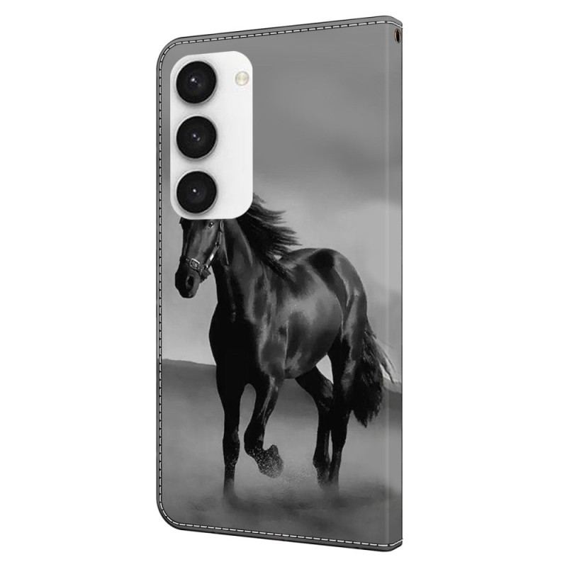 Etui Folio Samsung Galaxy S24 Plus 5g CZarny Koń
