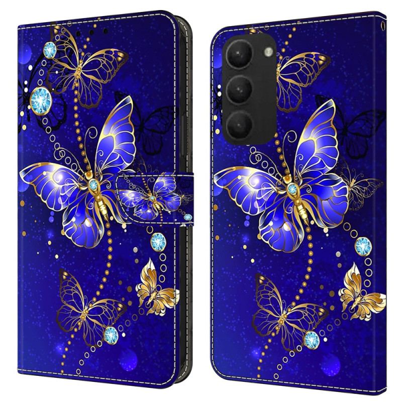 Etui Folio Samsung Galaxy S24 Plus 5g Diamentowe Motyle