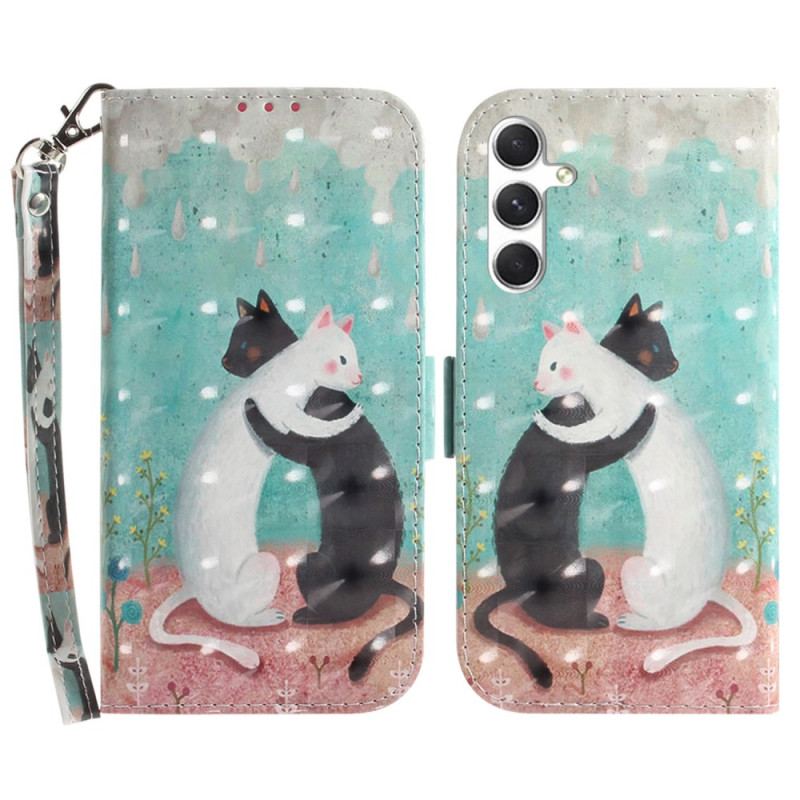 Etui Folio Samsung Galaxy S24 Plus 5g Dwa Koty W Stringach Etui Ochronne