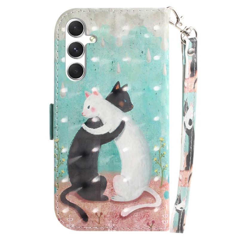 Etui Folio Samsung Galaxy S24 Plus 5g Dwa Koty W Stringach Etui Ochronne