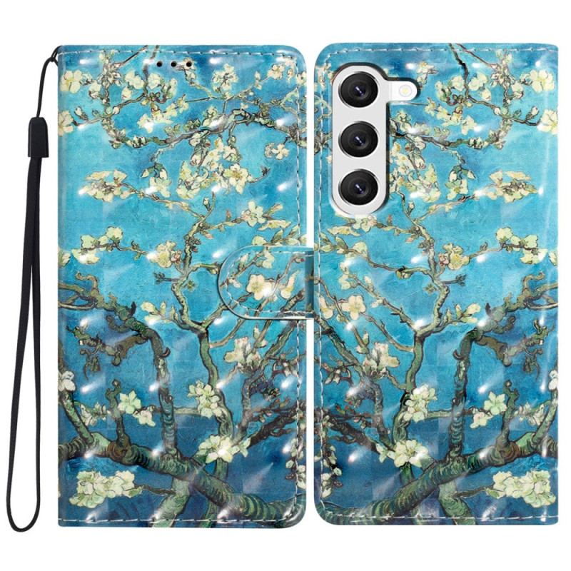 Etui Folio Samsung Galaxy S24 Plus 5g Kwiat Moreli W Lnaière Etui Ochronne