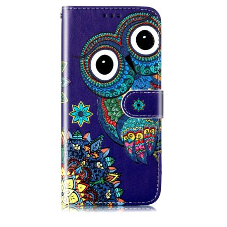 Etui Folio Samsung Galaxy S24 Plus 5g Niebieska Sowa Z Paskiem