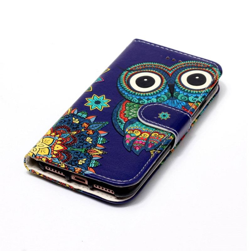 Etui Folio Samsung Galaxy S24 Plus 5g Niebieska Sowa Z Paskiem
