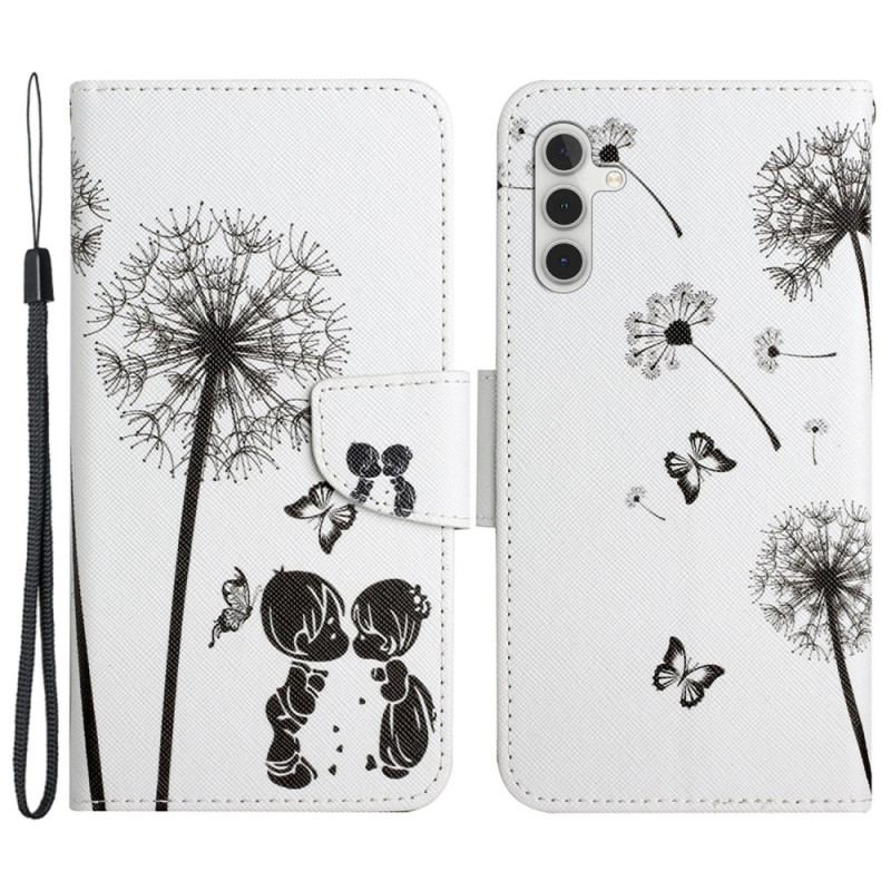 Etui Folio Samsung Galaxy S24 Plus 5g Pasek Mniszka Lekarskiego
