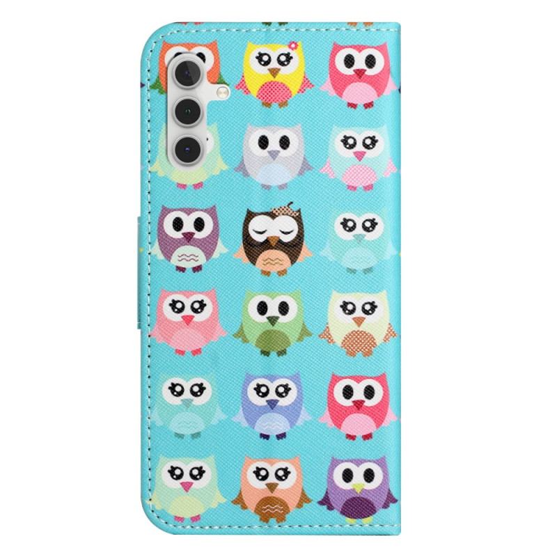 Etui Folio Samsung Galaxy S24 Plus 5g Plemię Sów Etui Ochronne