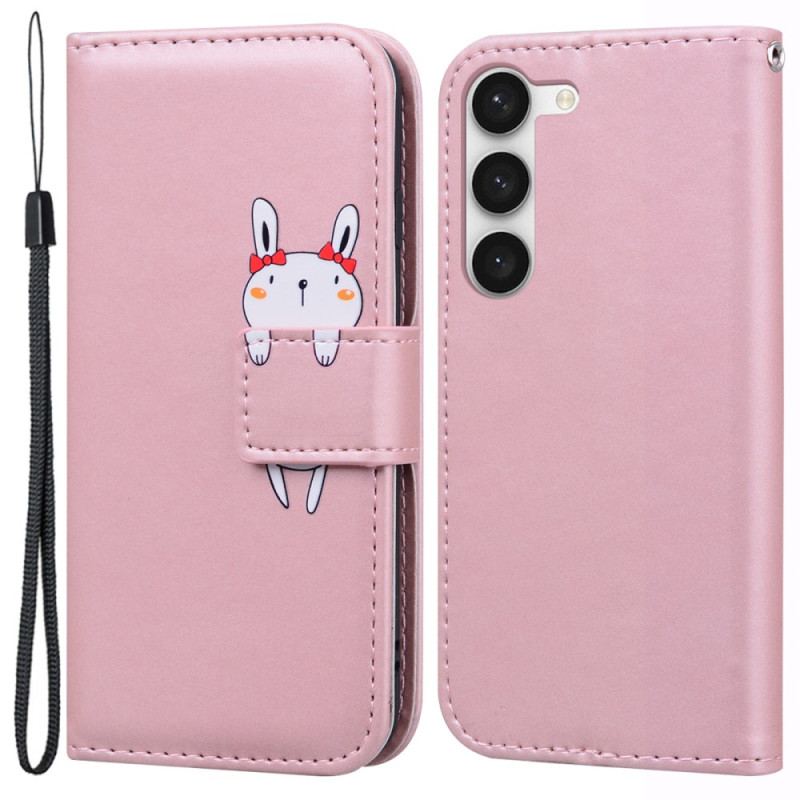 Etui Folio Samsung Galaxy S24 Plus 5g Śmieszne Zwierzę