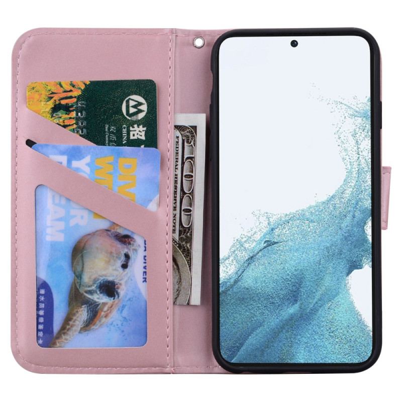 Etui Folio Samsung Galaxy S24 Plus 5g Śmieszne Zwierzę