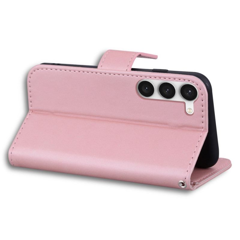 Etui Folio Samsung Galaxy S24 Plus 5g Śmieszne Zwierzę
