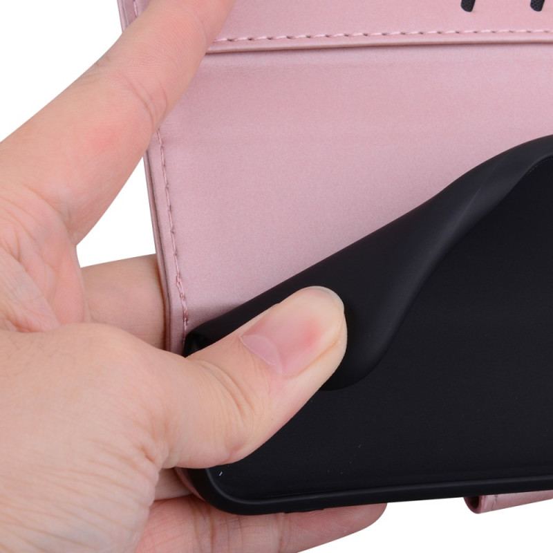Etui Folio Samsung Galaxy S24 Plus 5g Śmieszne Zwierzę