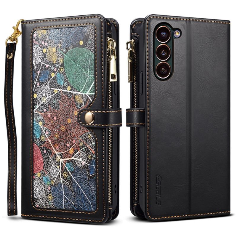 Etui Folio Samsung Galaxy S24 Plus 5g Smycz Blokująca Rfid I Pasek Na Ramię Eseble Etui Ochronne