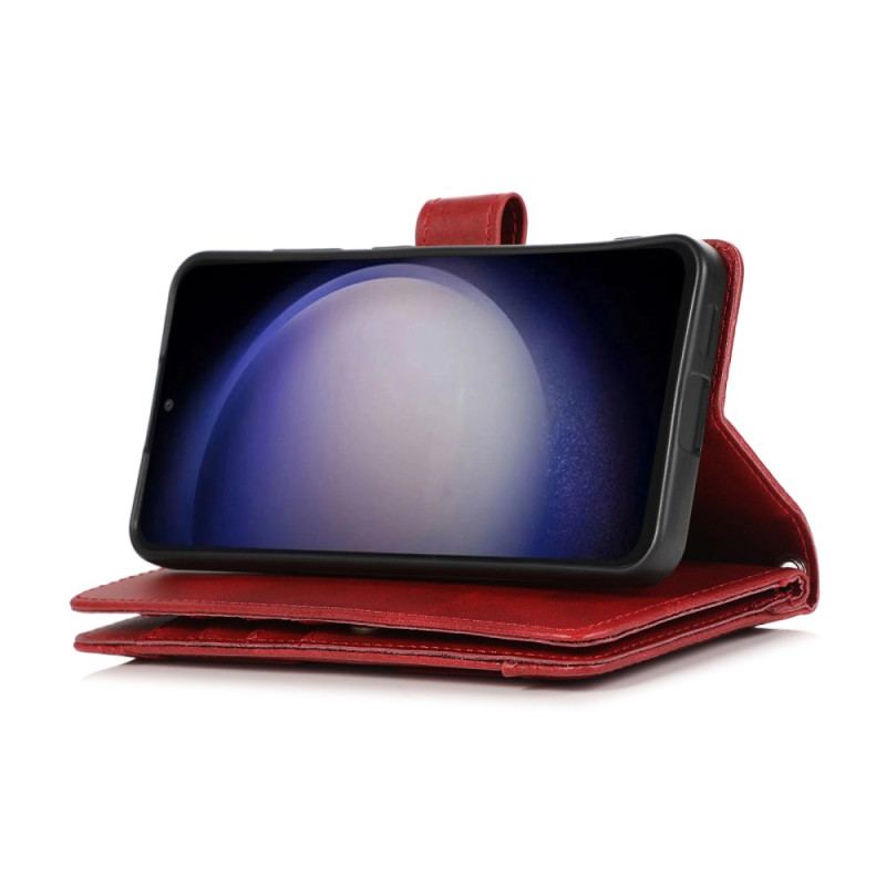 Etui Folio Samsung Galaxy S24 Plus 5g Stylowy Pasek Etui Ochronne
