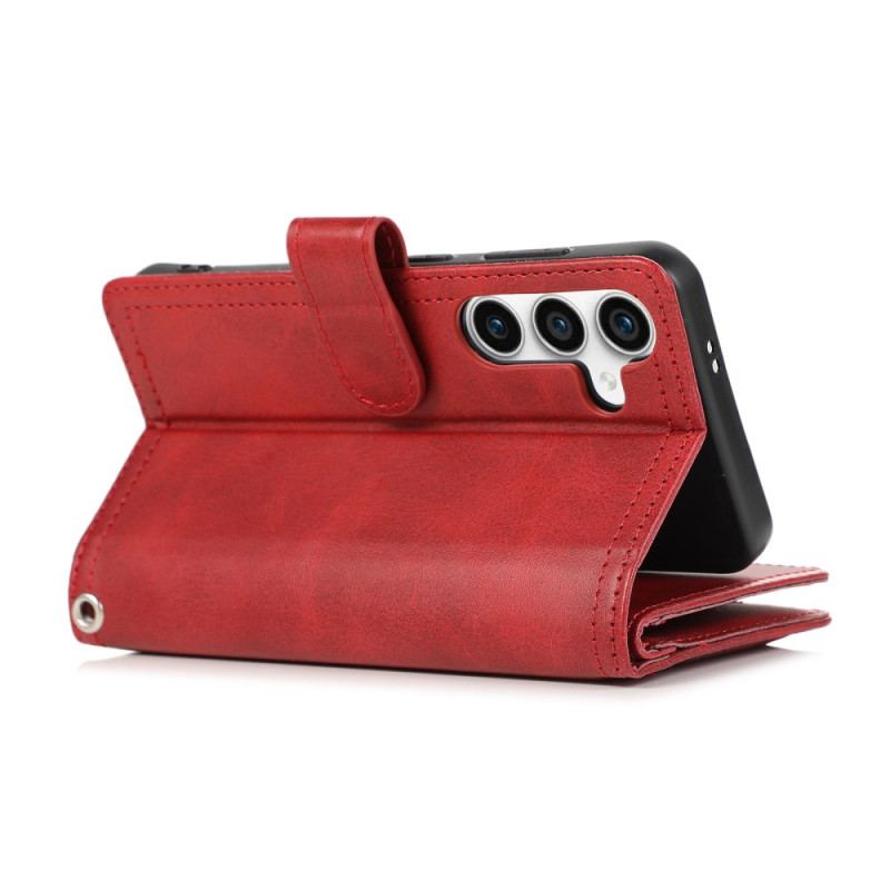 Etui Folio Samsung Galaxy S24 Plus 5g Stylowy Pasek Etui Ochronne