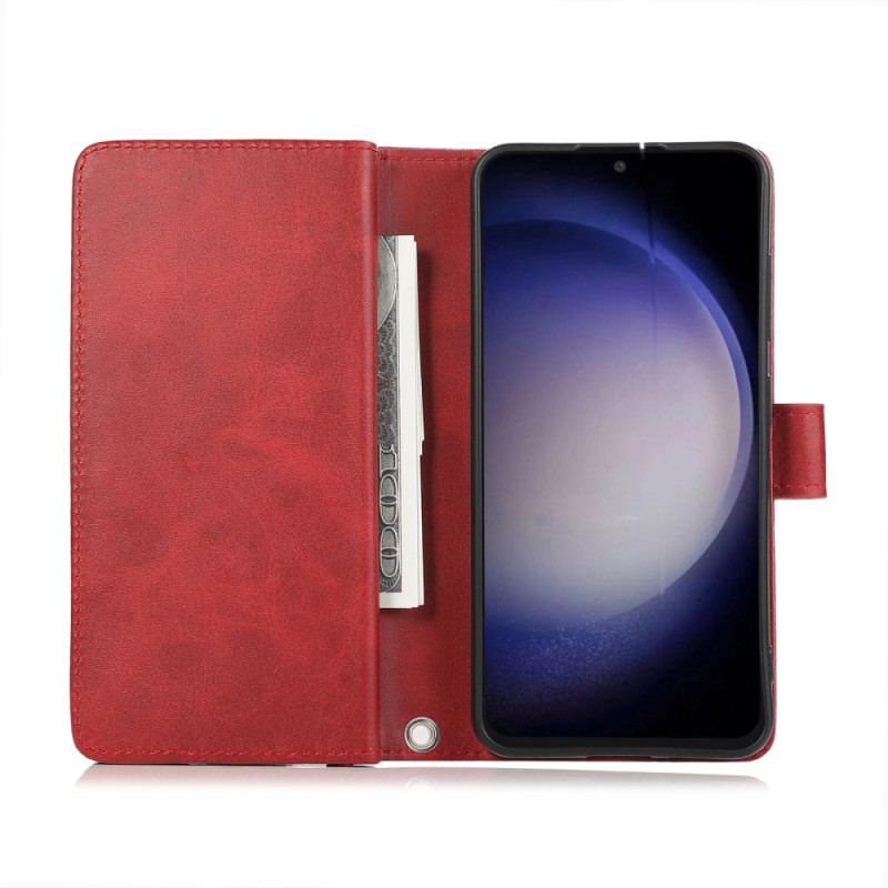 Etui Folio Samsung Galaxy S24 Plus 5g Stylowy Pasek Etui Ochronne