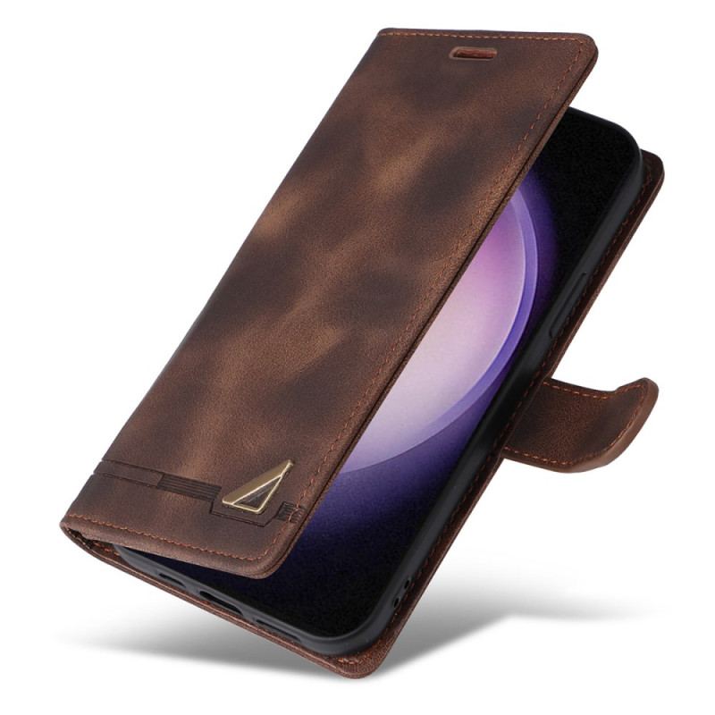 Etui Folio Samsung Galaxy S24 Plus 5g Stylowy Zamszowy Design Etui Ochronne