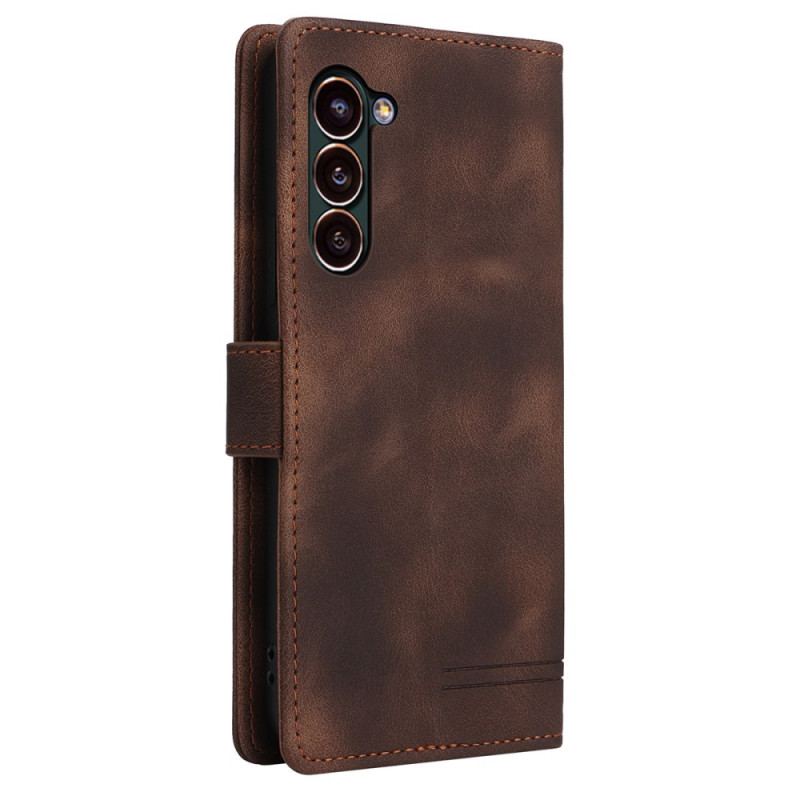 Etui Folio Samsung Galaxy S24 Plus 5g Stylowy Zamszowy Design Etui Ochronne