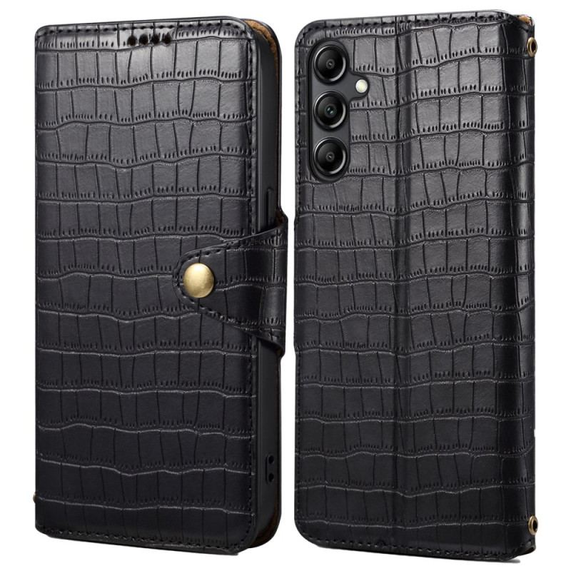 Etui Folio Samsung Galaxy S24 Plus 5g Tekstura Krokodyla Etui Ochronne