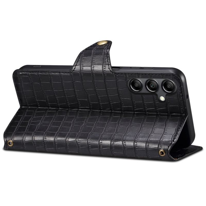 Etui Folio Samsung Galaxy S24 Plus 5g Tekstura Krokodyla Etui Ochronne