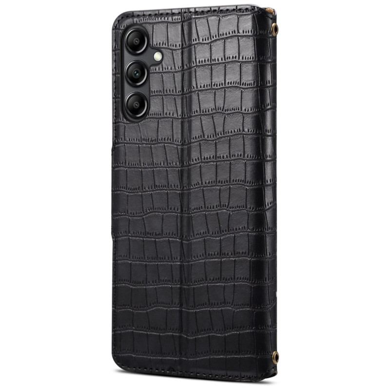 Etui Folio Samsung Galaxy S24 Plus 5g Tekstura Krokodyla Etui Ochronne