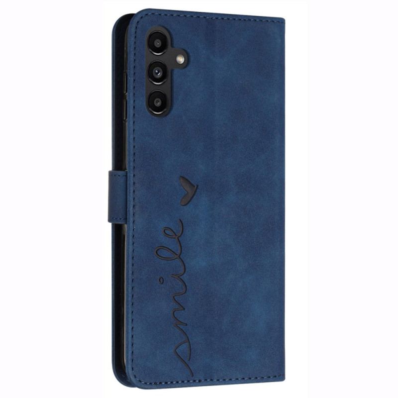 Etui Folio Samsung Galaxy S24 Plus 5g Uśmiechnij Się Do Smycza