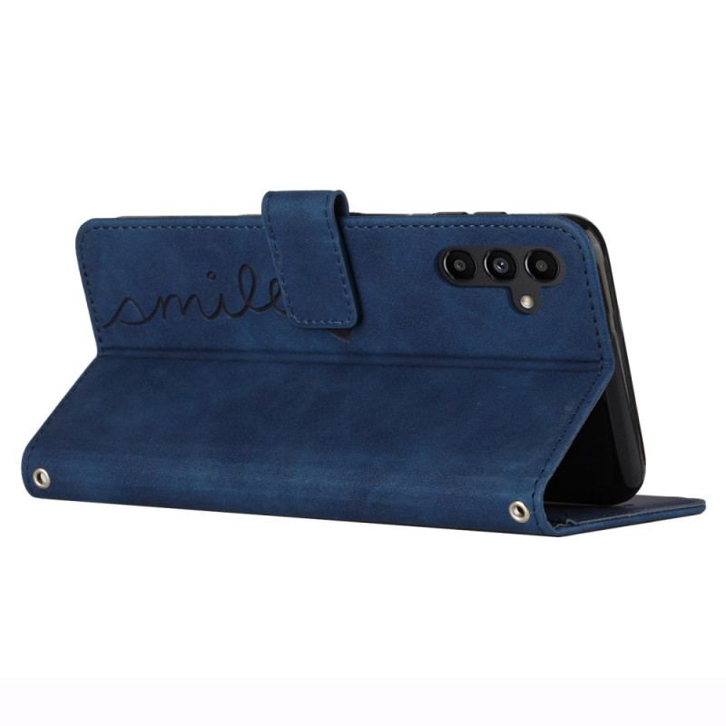 Etui Folio Samsung Galaxy S24 Plus 5g Uśmiechnij Się Do Smycza