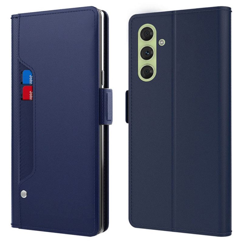 Etui Folio Samsung Galaxy S24 Plus 5g Z Wyjmowanym Etui Na Karty I Lusterkiem Etui Ochronne