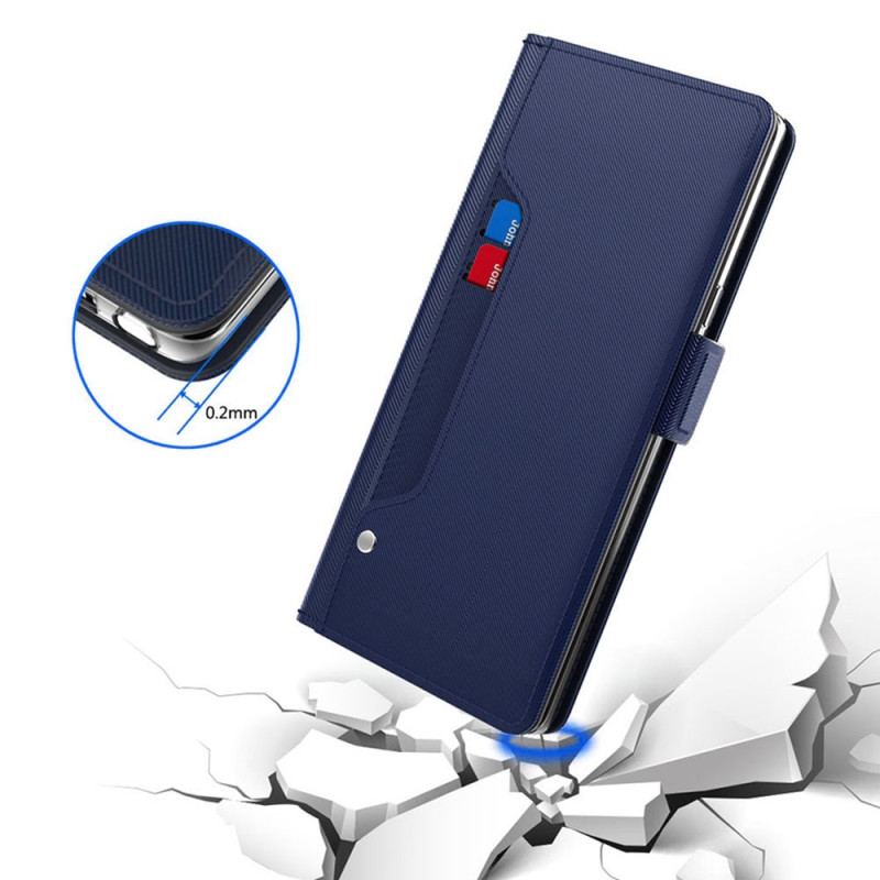Etui Folio Samsung Galaxy S24 Plus 5g Z Wyjmowanym Etui Na Karty I Lusterkiem Etui Ochronne