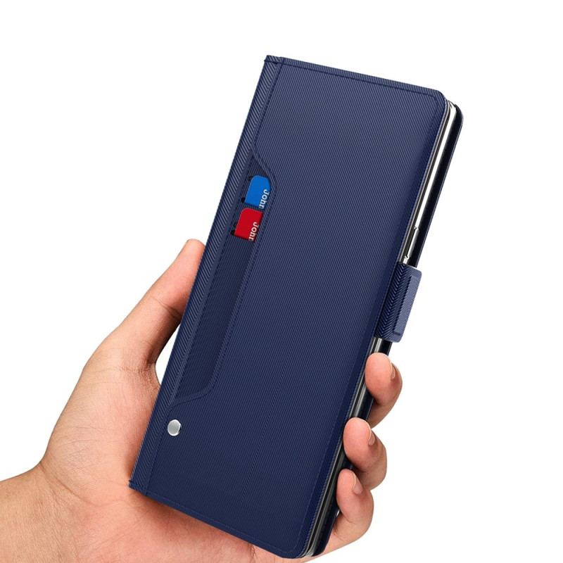 Etui Folio Samsung Galaxy S24 Plus 5g Z Wyjmowanym Etui Na Karty I Lusterkiem Etui Ochronne