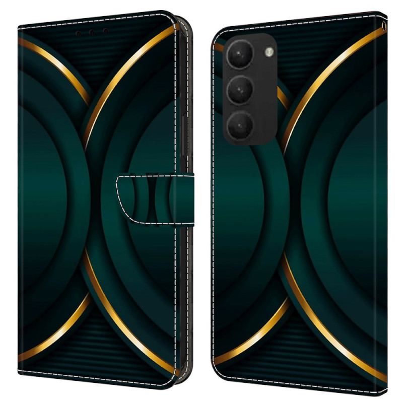 Etui Folio Samsung Galaxy S24 Plus 5g Złoty Kontur