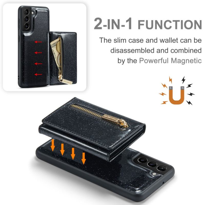 Etui Samsung Galaxy S24 Plus 5g Błyszczący Odpinany Portfel Dg.ming