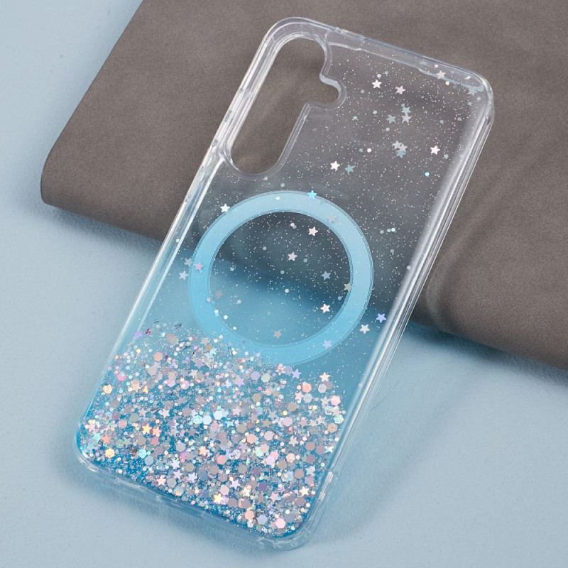 Etui Samsung Galaxy S24 Plus 5g Brokat Zgodny Z Magsafe Etui Ochronne
