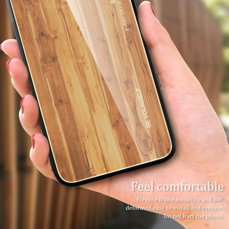 Etui Samsung Galaxy S24 Plus 5g Drewno Ze Szkła Hartowanego Etui Ochronne