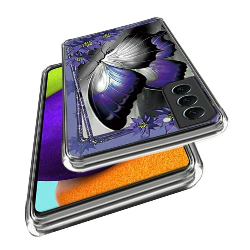 Etui Samsung Galaxy S24 Plus 5g Fioletowy Motyl
