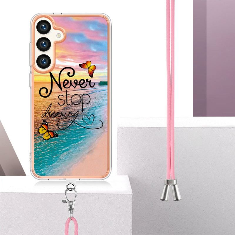Etui Samsung Galaxy S24 Plus 5g Kordon Nigdy Nie Przestawaj Marzyć
