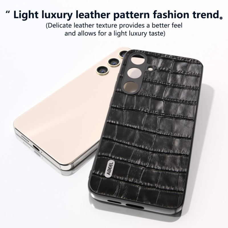 Etui Samsung Galaxy S24 Plus 5g Prawdziwa Skóra Abeel Etui Ochronne