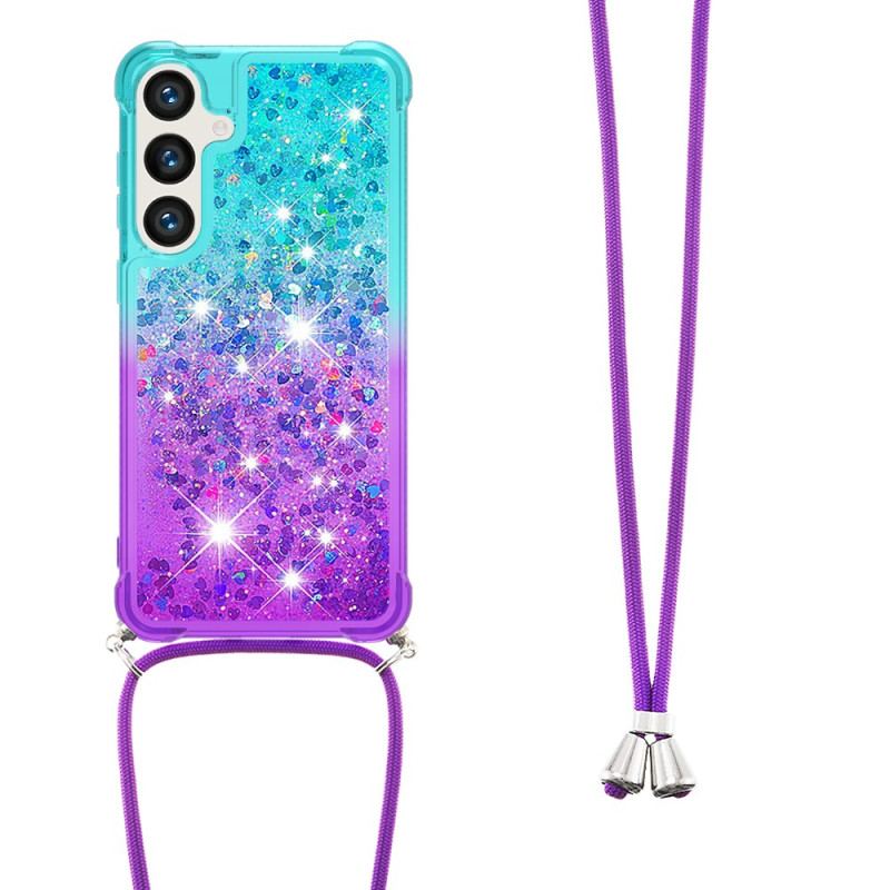 Etui Samsung Galaxy S24 Plus 5g Sznurek Z Intensywnymi Cekinami