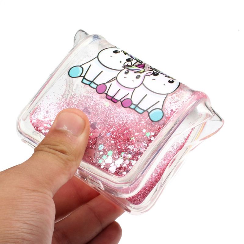 Etui Samsung Galaxy S24 Plus 5g Trzy Jednorożce W Płynie I Brokacie Etui Ochronne