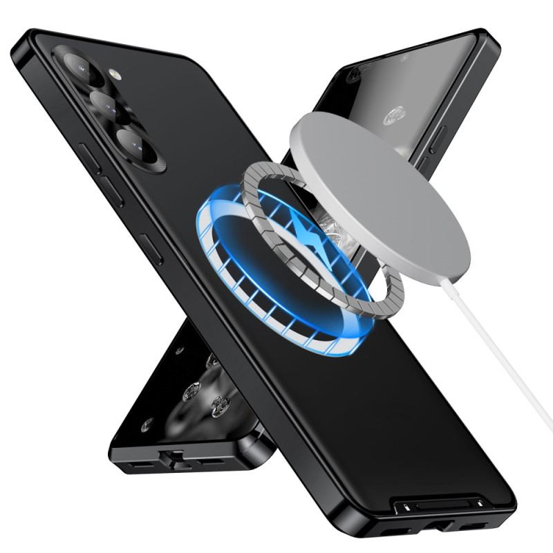 Etui Samsung Galaxy S24 Plus 5g Z Osłoną Obiektywu I Ramką Magnetyczną