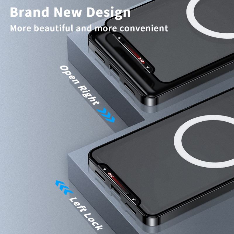 Etui Samsung Galaxy S24 Plus 5g Z Osłoną Obiektywu I Ramką Magnetyczną