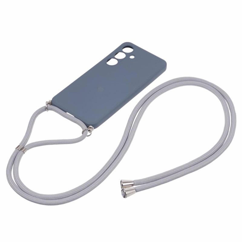 Etui Samsung Galaxy S24 Plus 5g Z Silikonowym Sznurkiem Etui Ochronne