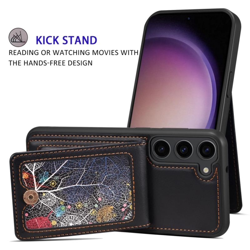Etui Samsung Galaxy S24 Plus 5g Z Uchwytem Na Kartę I Paskiem Na Ramię Etui Ochronne