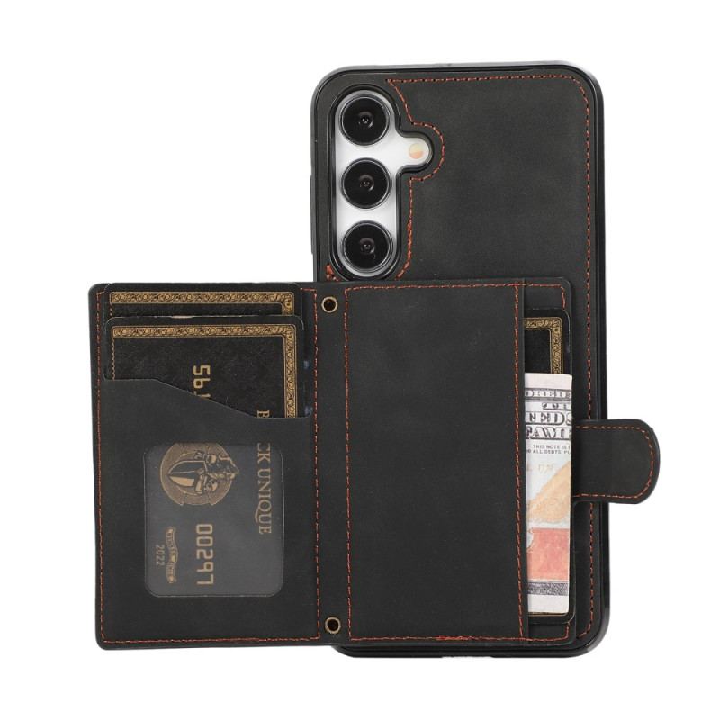 Etui Samsung Galaxy S24 Plus 5g Z Uchwytem Na Kartę I Paskiem Na Ramię Etui Ochronne