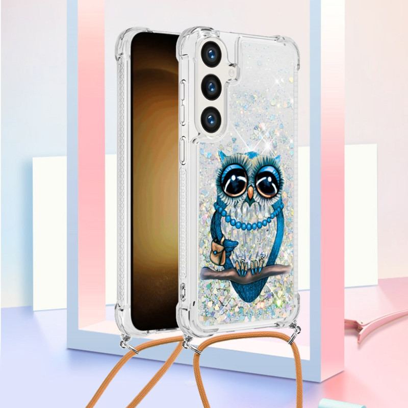 Etui Samsung Galaxy S24 Plus 5g Ze Sznurkiem Sowy