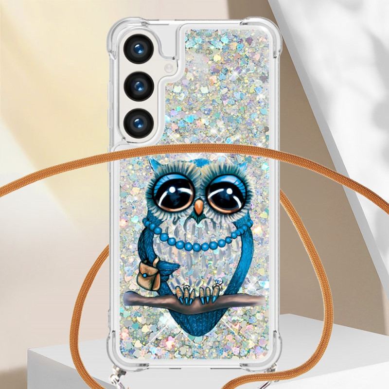 Etui Samsung Galaxy S24 Plus 5g Ze Sznurkiem Sowy