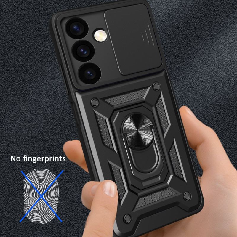 Etui Samsung Galaxy S24 Plus 5g Ze Wspornikiem I Przesuwaną Osłoną Obiektywu