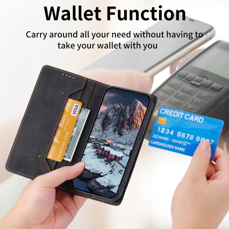 Flip Kotelot Samsung Galaxy S24 Plus 5g Portfel Z Blokadą Rfid Etui Ochronne