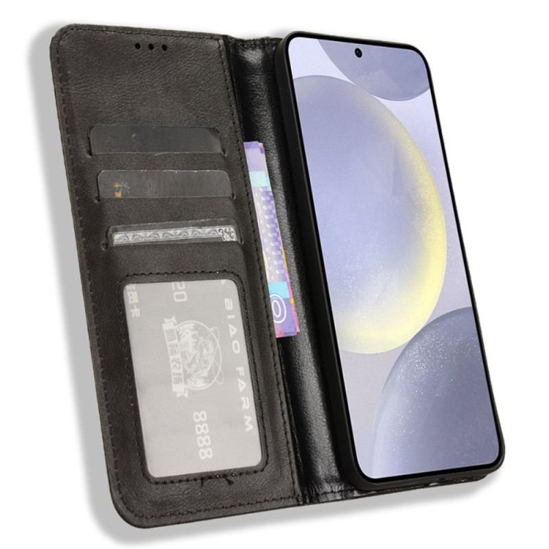 Flip Kotelot Samsung Galaxy S24 Plus 5g Vintage Etui Ochronne