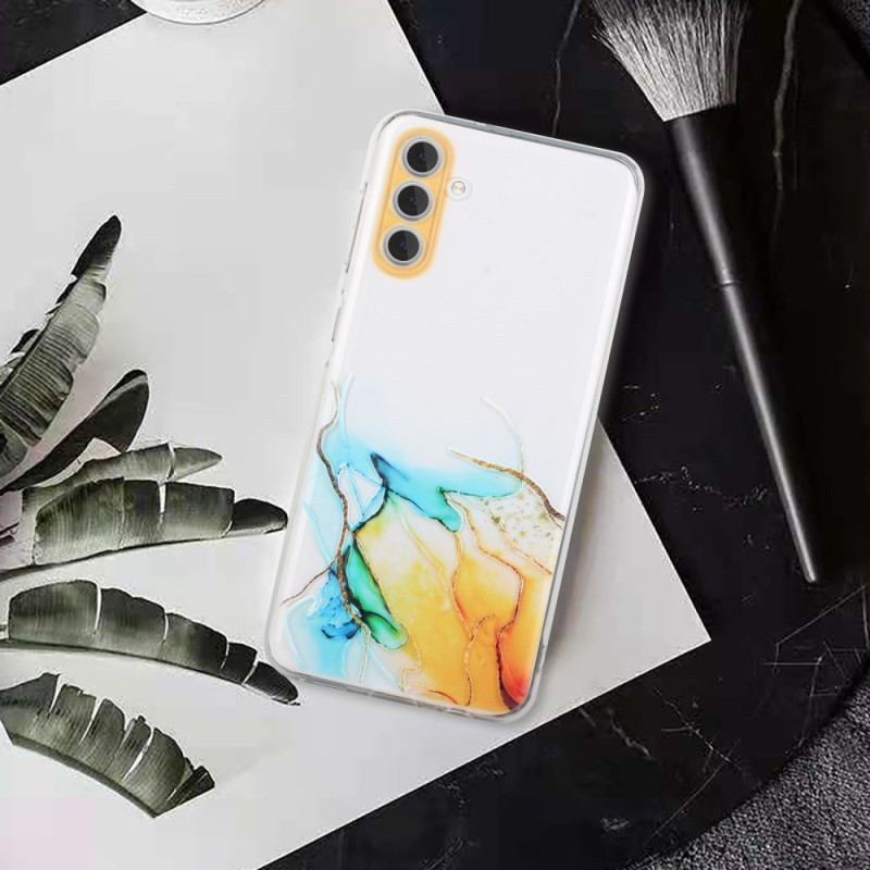 Futerały Samsung Galaxy S24 Plus 5g Etui Na Telefon Akwarela Marmur