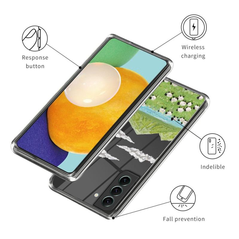 Futerały Samsung Galaxy S24 Plus 5g Etui Na Telefon Baranki Na Łące